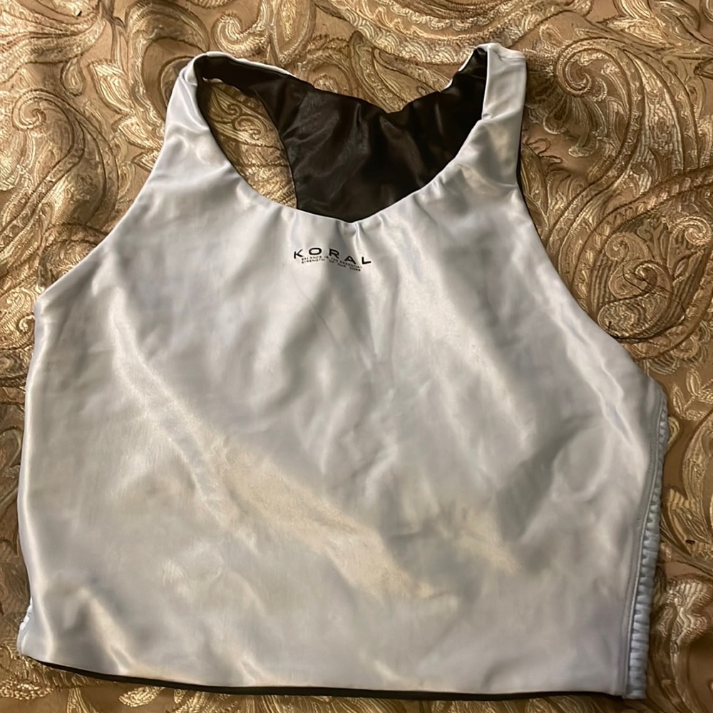 Koral workout top  reversible